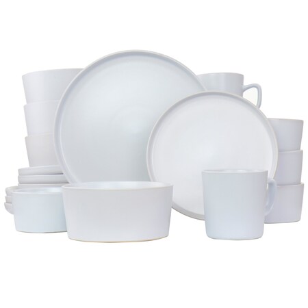 Elama Luxmatte White 20 Piece Dinnerware Set EL-LUXMATTE-WHT