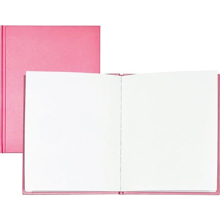 Young Authors Pink Hardcover Blank Book, White Pages, 8in.H x 6in.W Portrait, 14 Sheets/28 Pages, 12PK 10713