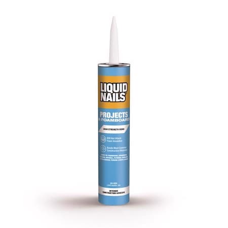 Liquid Nails Projects & Foamboard High Strength Latex Off White Adhesive 10 oz LN-604