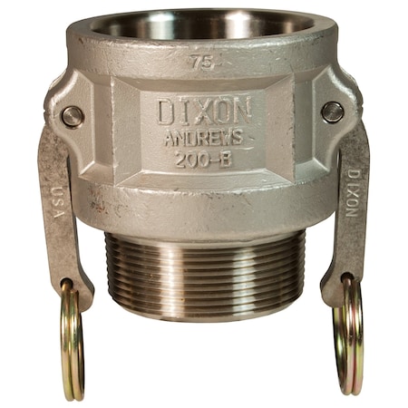 Dixon Cam/Groove Coupler x Male NP 1-1/2", SS 150-B-SS