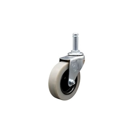 Service Caster 3 Inch Thermoplastic Rubber Wheel 1-3/8 Grip Ring Stem Caster SCC-GR05S310-TPRS-716138