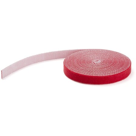 Startech.Com 100FT BULK ROLL OF RED HOOK AND LOOP TAPE 3/4IN 19 MM WIDE - CUT TO NEEDED LEN HKLP100RD