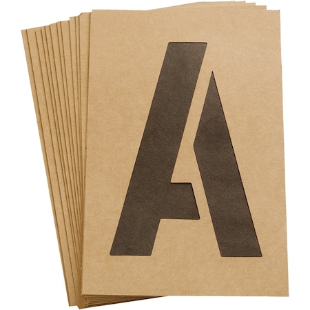 Hy-Ko 6'' Letter Number & Symbol Stencil Set ST-6