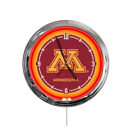 Holland Bar Stool University of Minnesota 16 LED Wall Clock ClkL16