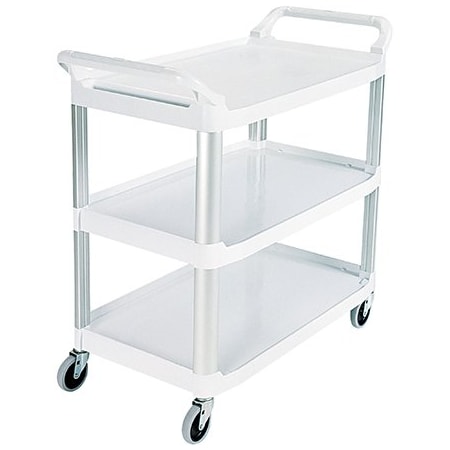 Rubbermaid Rubbermaid Service Cart - 41 x 20 x 38'', White RUB441W