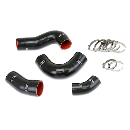 Hps Performance High Temp Reinforced Silicone Intercooler Hose Boots Kit, Black,  57-1949-BLK