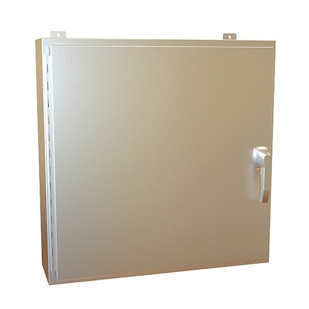 Hammond Handle Electrical Enclosure, 30 in H, 8 in D, 30 in W, 12, 13, 3R, 4, 4X, Stainless Steel HW30308SSHK