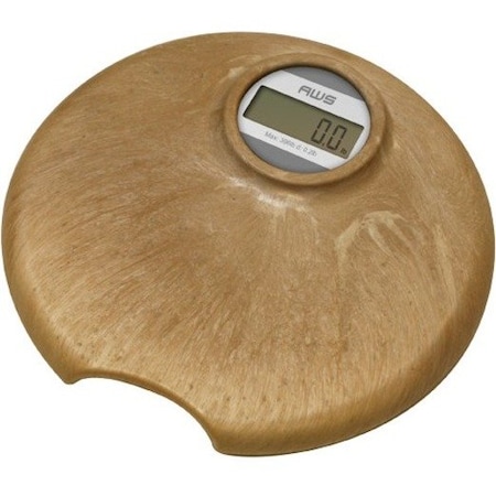 American Weigh Scales 396TERA Faux Marble Digital Personal Bathroom Scale with Battery 396TERA
