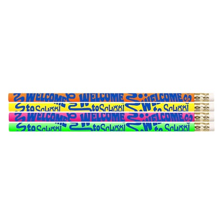 Musgrave Pencil Co Welcome To School Motivational Pencils, 144PK MUS1425G