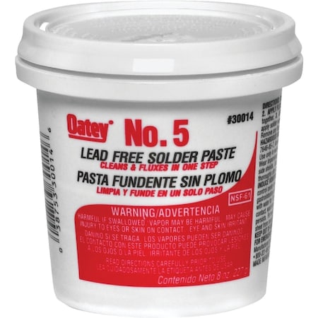 Do It Best No. 5 8 Oz. Lead-Free Soldering Flux Paste 30014
