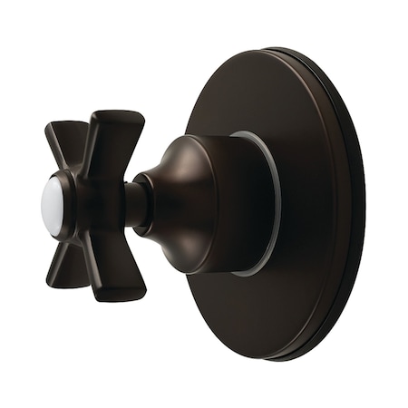 Kingston Brass Single-Handle Six-Way Diverter Valve with Round Trim Kit, Oil Rubbed Bronze KS4035ZX