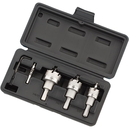 Ideal Hole Cutter Set, 7/8, 1-1/8, 1-3/8 In, 4 Pc 36-311