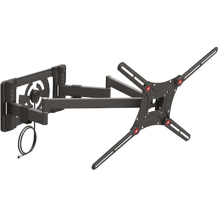 Barkan 40" - 90" Full Motion TV Wall Mount with Integrated Amplified HDTV Indoor Antenna TVA48