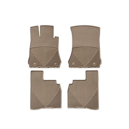 Weathertech Tan, Front and Rear All Weather Floor Mats MB W221 T