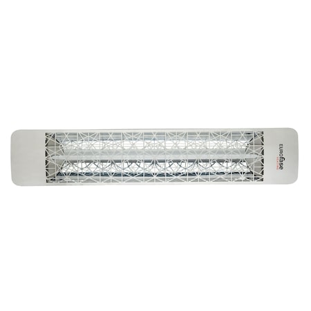 Eurofase 304 SS 39in Single Element 2500W 240V Heater, Stainless Steel, Astra Decor Plate EF25240S4