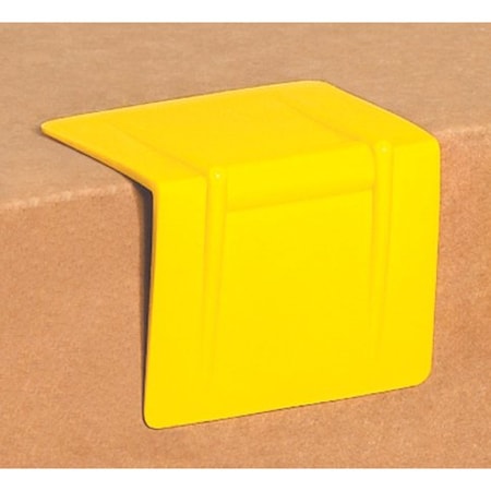 Partners Brand Plastic Strap Guards, 2 1/2" x 2", Yellow, PK1000 SPP252Y