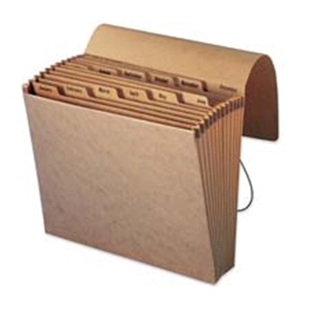 Smead Expanding Files w-Flap- 12in.x10in.- Letter- Jan-Dec- Kraft SMD70186