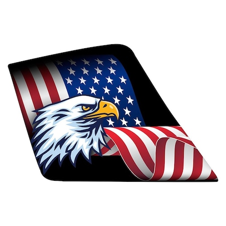 Weldcote USA Flag with Eagle with Feathers, 2PK P3-MR06