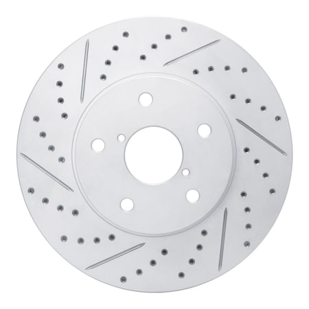 Dynamic Friction Co DFC Geoperformance Rotor - Drilled and Slotted 830-13026L