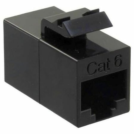 Commscope COUPLER, SL, INLINE, CAT6, UNSHIELDED, 8 POSITIONS, BLACK 2111123-1