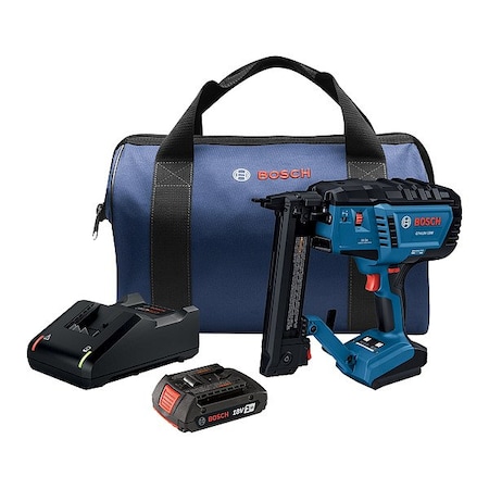 Bosch Staple Gun Kit, 18 ga, 18 V DC GTH18V-18MB12