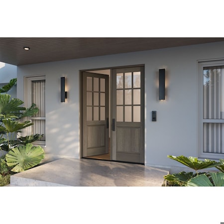 Doornmore G5009, 74.5" x 98" ( 2x36" Door) Right Hand, Mahogany SDL 9 Lite, 1/2 Lite Exterior Door G5009-SW-3696_2_RI