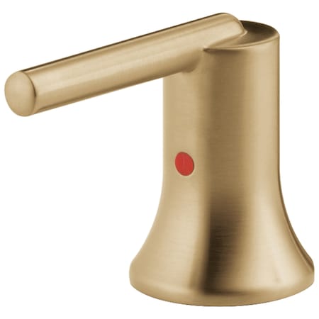 Delta Trinsic Metal Lever Handle Set - 2H Bathroom In Champagne Bronze H259CZ