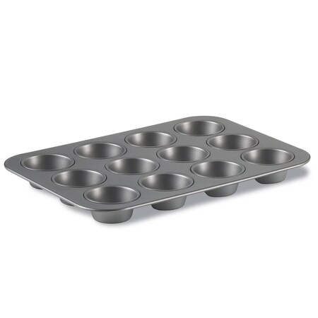Calphalon 12 Cup Nonstick Heavy-Gauge Carbon Steel Muffin Pan in Silver 1826047