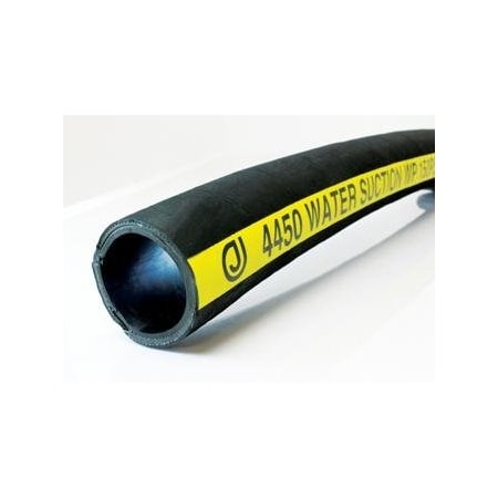 Jason Industrial 2 X 100 EPDM BLACK SUCTION & DISCHARGE HOSE- BULK, BLACK EPDM RUBBER SUCTION - BULK 4450-0200-100
