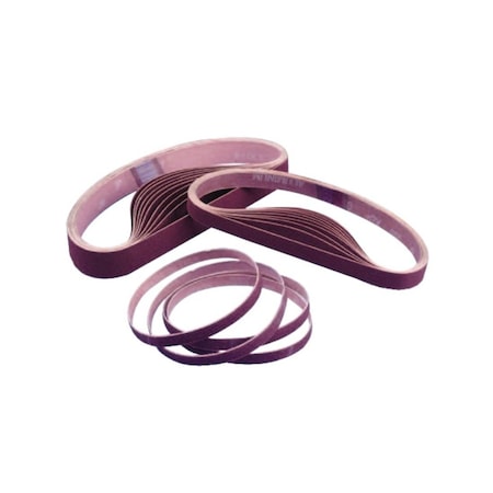 Norton Co Metalite File Belts, 1/2 in x 12 in, 60, Aluminum Oxide 78072727555-XCP1