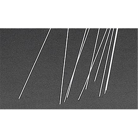 Plastruct 0.1 x 10 in. Round Styrene Rod, Square, 10PK PLS90850