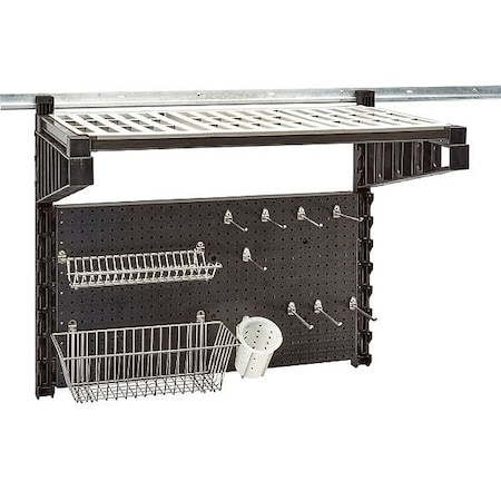 Cambro Sink Station Kit, 36 in L, Black EWS36SINK110