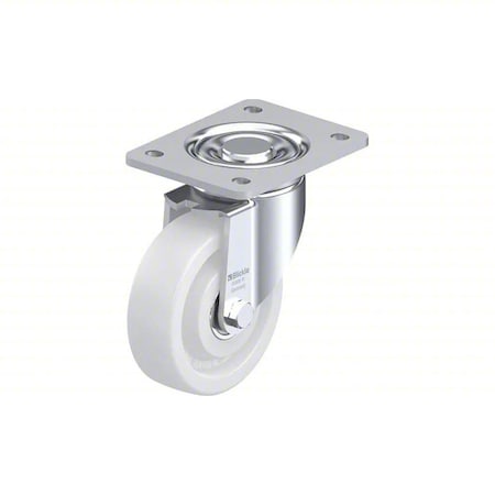 Zoro Select Plate Caster, Swivel, 6 1/2"H LH-SPO 125K-3