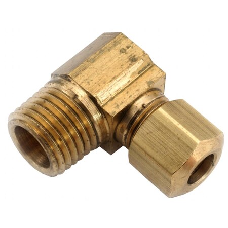 Gizmo 38 in. x .5 in. Brass Low Lead Male Compression Elbows GI338159