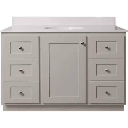 Bertch Storage Solutions 48'' Wx34-1/2'' Hx21''D Harbor Vanity Base without Top 3 Door/2 Drawer ST-P-HA-VSS48T