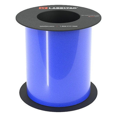 Creative Safety Supply LabelTac 9 Reflective Supply, Blue LT607RF-C