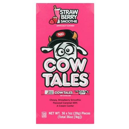 Goetzes Candy Cow Tales Strawberry Smoothie Candy 1 oz 80105