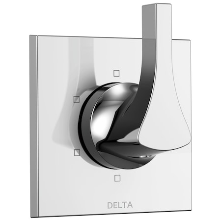 Delta Zura 6-Setting 3-Port Diverter Trim In Chrome T11974