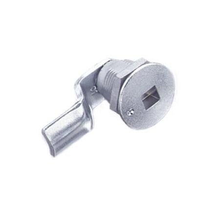 Southco Quarter-Turn Cam Latch, 8 mm Square Recess, 6mm .24 in Grip, Not Sealed Zinc Alloy E5-2-081-000