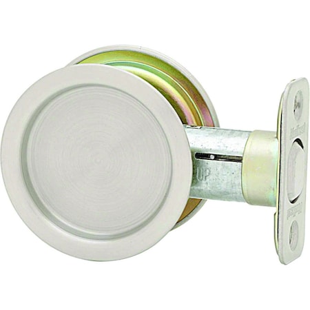 Kwikset Round Passage Pocket Door Lock Antique Nickel Finish 334-15A