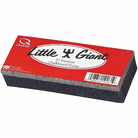 Quartet Moderate Use Chalk Eraser, Black QRT804526