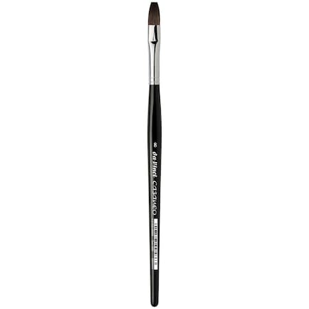 Da Vinci CASANEO Brush, Extra Soft Synthetic, Watercolor & Acrylic, Flat, Series 5898, Size 8 VA-5898_8