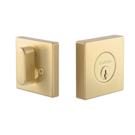 Emtek Residential Deadbolts Single Cylinder Satin Brass EE2110SB