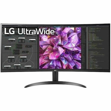Lg 34 MONITOR, Curved, 3440X1440, 21:9 IPS, HDMI 2.0 2, DISPLAY PORT, TILT HEIGHT 34BQ60QC-B