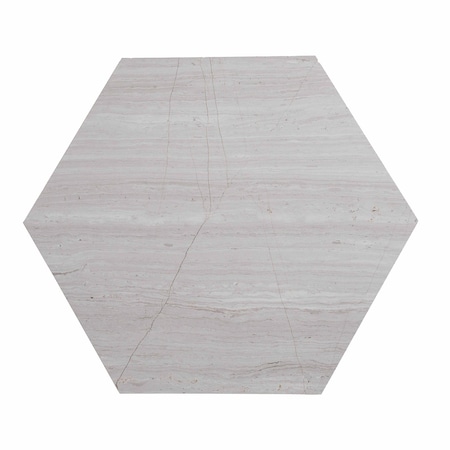 Apollo Tile 10x10 Wooden Grey Honed Marble Honed Floor and Wall Mosaic Tile 2.95 sqft/case, 5PK APLSV88G31A