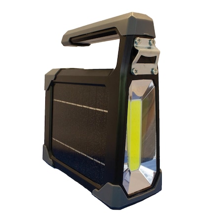 Gama Sonic Solar Emergency Flashlight and Camping Lantern with USB Charging Port 23i60065