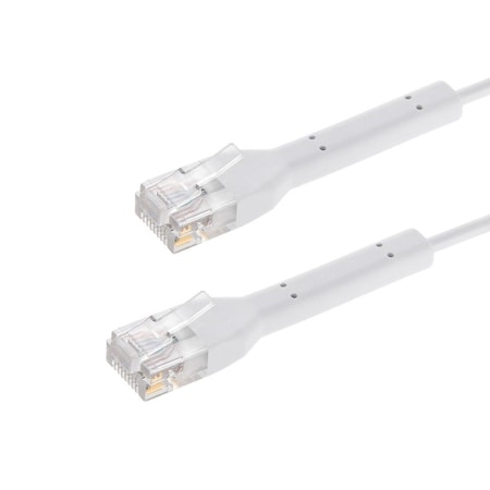 Monoprice Cat6A Ethernet Patch Cable - Bendable UTP 30AWG 20ft White 49151