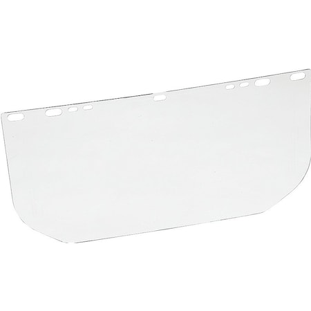 Msa Safety SAFETY WORKS Adjustable Replacement Headgear Faceshield, Polycarbonate, Clear 10107913