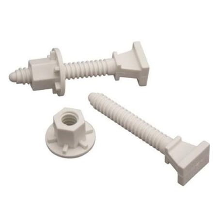 Oatey PP835-19 TOILET BOLT SET OPEN CAP NUT PP83519