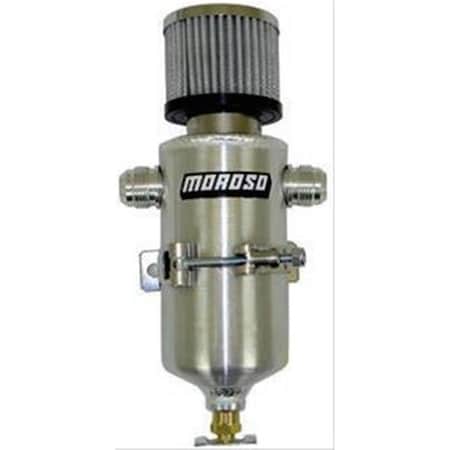 Moroso Dry Sump Breather Tanks 12AN, Polished M28-85469